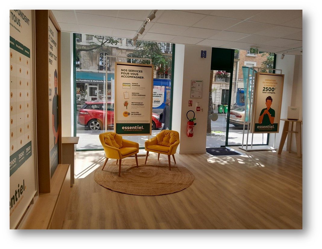 essentiel pompes funèbres agence funéraire ogf ouverture paris convention villejuif