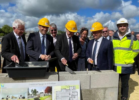 Val amboise chargé crématorium ogf délégation service public incinération incinéré crémation funéraire urne cendres